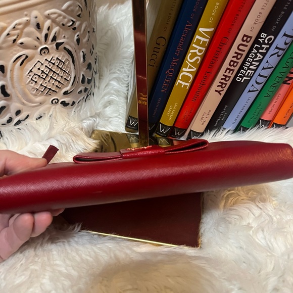 Prada Red Bow Wallet - Picture 2 of 9